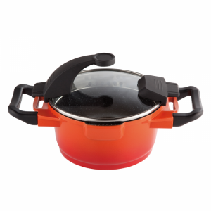 Oala cu capac, Orange, 2,7 L, Virgo Line