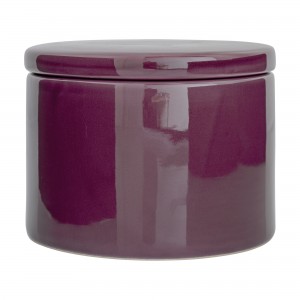 Recipient pentru depozitare "Jar Purple'', Ceramica, Ø15xH10 cm