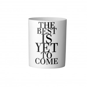 Vaza "The Best'', Portelan, Ø7,5xH9 cm