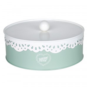 Cutie metalica Ø 22,2 cm, Olive, Airen