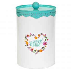 Cutie metalica Ø 14,3 cm, Azure, Airen