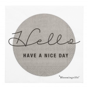 Servetele de hartie 'Hello', Have A Nice Day