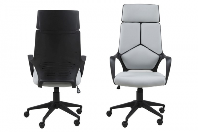 Scaun gaming tapitat cu stofa Dubnium Gri