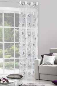 Perdea Olga 140X250 Alb/Gri 1 buc