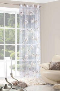 Perdea Ruby 140X250 Alb/Bej 1 buc