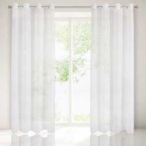 Perdea Spark 140X250 Alb 1 buc