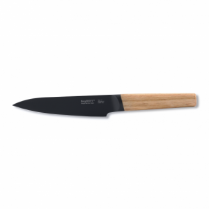 Cutit Chef's cu maner din lemn Ron Negru / Natural, 13 cm