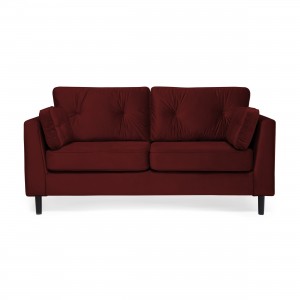 Canapea Fixa 3 locuri Portobello Dark Red