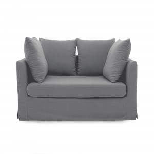 Canapea Fixa 2 locuri Coraly Light Grey