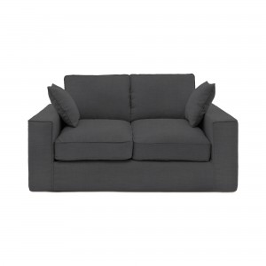 Canapea Fixa 2 locuri Jane Dark Grey