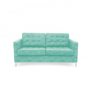 Canapea Fixa 2 locuri Ben Turquoise