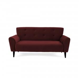 Canapea Fixa 3 locuri Kiara Burgundy Red