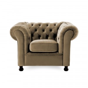 Fotoliu Chesterfield Taupe