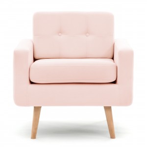 Fotoliu Ina Pastel Pink