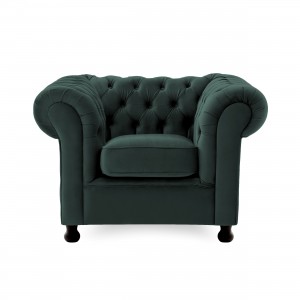 Fotoliu Chesterfield Petrol Green