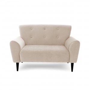 Canapea Fixa 2 locuri Kiara Silky Grey