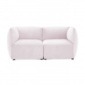 Canapea 2 locuri Cube Light Lavender