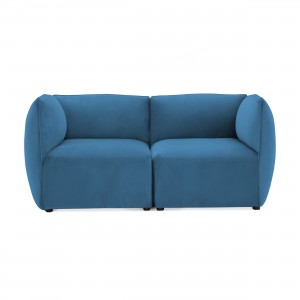 Canapea 2 locuri Cube Aquamarine