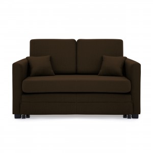 Canapea 2 locuri Brent Dark Brown