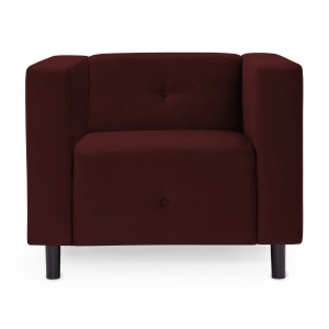 Fotoliu Milo Burgundy Red