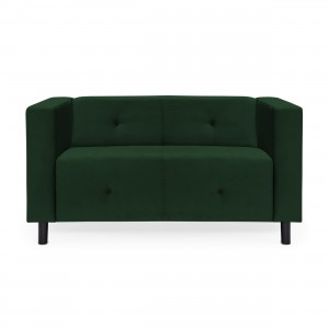 Canapea 2 locuri Milo Emerald Green