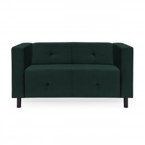 Canapea 2 locuri Milo Petrol Green