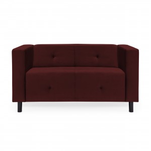 Canapea 2 locuri Milo Burgundy Red