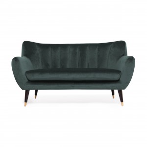 Canapea Fixa 2 locuri Brandie Newburg Green