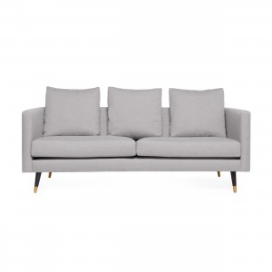 Canapea 3 locuri Meyer Light Grey/Gold