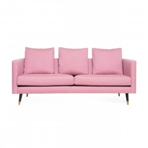 Canapea 3 locuri Meyer Pink/Gold