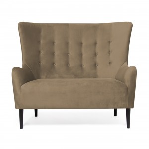 Canapea Fixa 2 locuri Blair Taupe