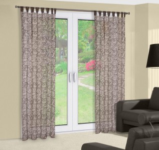 Perdea Linda 140X250 Caramiziu/Argintiu 1 buc