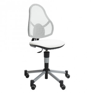 Scaun de birou pentru copii Deluxe White