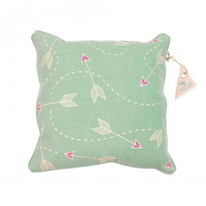 Perna Decorativa Arrows, Mint, 45x45 cm