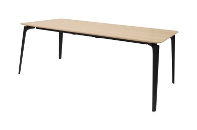 Masa Connect Oak/Black, L200xl100xh74,8 cm