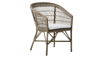 Fotoliu din rattan Emma Grey Antique, l52xA63xH86 cm