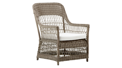 Fotoliu din rattan Charlot Grey Antique, l64xA76xH95 cm