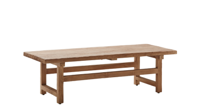 Masuta de cafea din lemn de tec Alfred, L140xl55xh40 cm