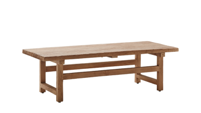 Masa de cafea dim lemn de Tec Julian, L140xl55xh40 cm