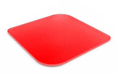 Set 6 Placi Sticla Protectie, Red, 16 x 16 cm