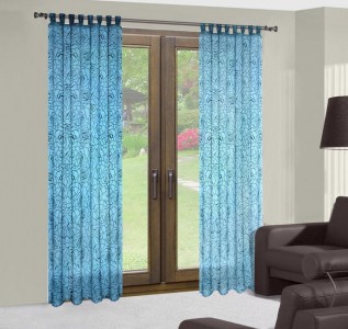 Perdea Fiore 140X250 Turcoaz 1 buc