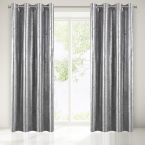 Draperie Brass 140 x 250 cm 1 bucata Argintiu / Gri