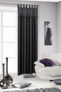 Perdea Cek 140X250 Negru 1 buc