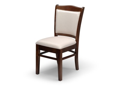 Scaun din lemn, tapitat cu stofa Nest Dirty Oak / Light Beige, l44,8xA46xH90 cm