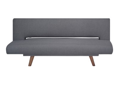 Canapea extensibila tapitata cu stofa, 3 locuri Shade Grey, l180xA52xH76 cm