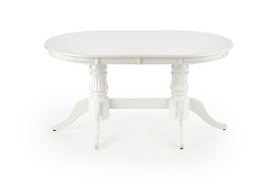 Masa extensibila din lemn si MDF Josette Alb, L150-190xl90xH77 cm