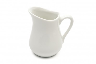 Set 6 Latiere White Basics Milk Jug Alb, Portelan, 110 ml