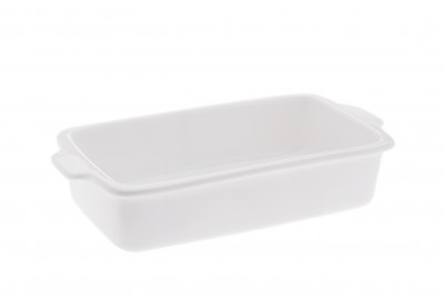 Tava White Basics Alb, Portelan, l32 cm