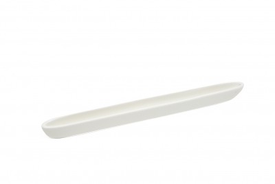 Set 4 Platouri pentru masline White Basics Alb, Portelan, 35 cm