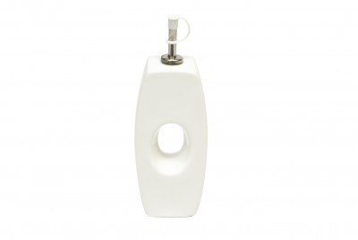 Recipient pentru ulei White Basics Alb, Portelan, l19 cm 